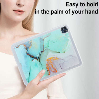 For iPad Pro 11 (2020) / (2021) / (2022) Soft TPU Tablet Case Marble Pattern Printing Back Shell