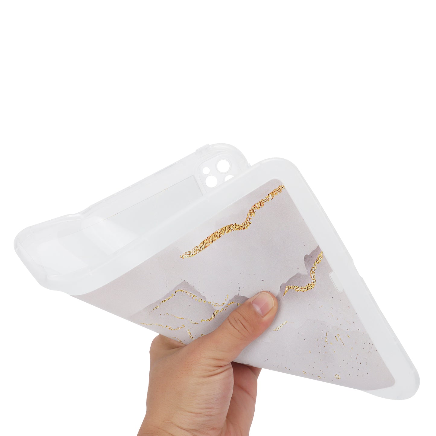 For iPad Pro 11 (2020) / (2021) / (2022) Soft TPU Tablet Case Marble Pattern Printing Back Shell