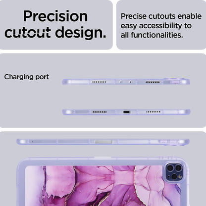 For iPad Pro 11 (2020) / (2021) / (2022) Soft TPU Tablet Case Marble Pattern Printing Back Shell