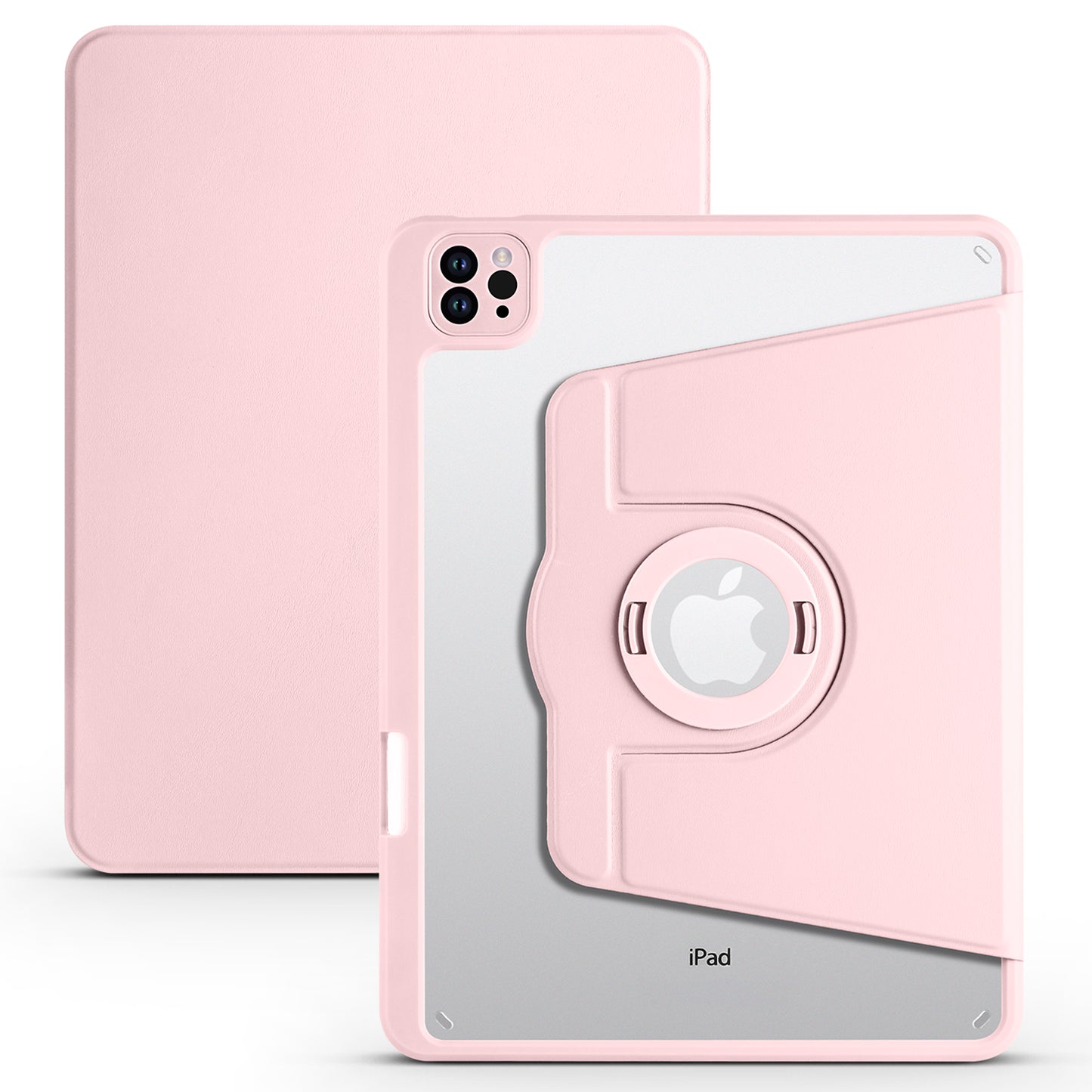 For iPad Pro 11 (2021) / (2020) / (2022) / iPad Air (2020) / (2022) Anti-Drop Tablet Case Rotating Stand PU Leather TPU Cover