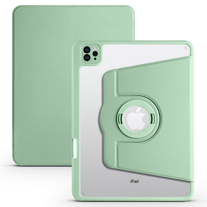 For iPad Pro 11 (2021) / (2020) / (2022) / iPad Air (2020) / (2022) Anti-Drop Tablet Case Rotating Stand PU Leather TPU Cover