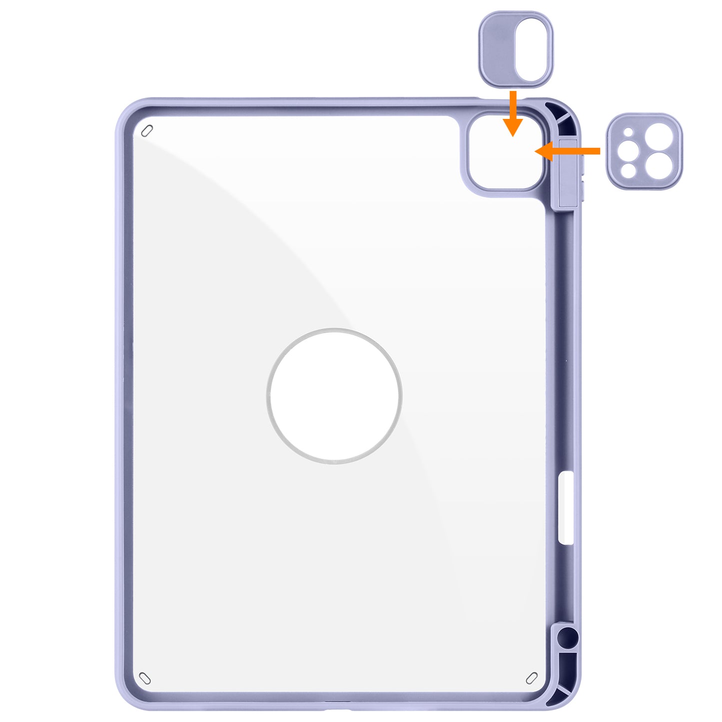 For iPad Pro 11 (2021) / (2020) / (2022) / iPad Air (2020) / (2022) Anti-Drop Tablet Case Rotating Stand PU Leather TPU Cover
