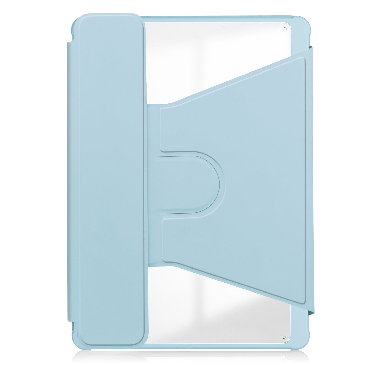 Tablet Case with Wireless Keyboard for Samsung Galaxy Tab S9+ , 360-Degree Rotating Stand PU Leather+Acrylic Cover
