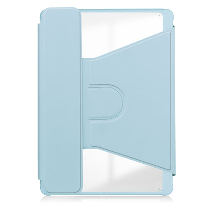 Tablet Case with Wireless Keyboard for Samsung Galaxy Tab S9+ , 360-Degree Rotating Stand PU Leather+Acrylic Cover