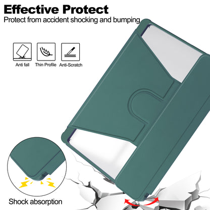Tablet Case with Wireless Keyboard for Samsung Galaxy Tab S9+ , 360-Degree Rotating Stand PU Leather+Acrylic Cover