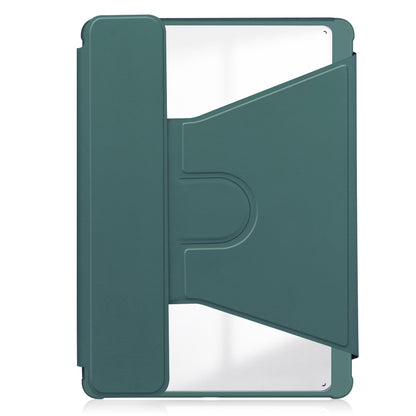 Tablet Case with Wireless Keyboard for Samsung Galaxy Tab S9+ , 360-Degree Rotating Stand PU Leather+Acrylic Cover