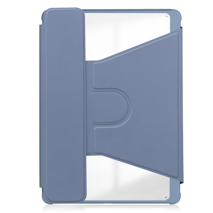 Tablet Case with Wireless Keyboard for Samsung Galaxy Tab S9+ , 360-Degree Rotating Stand PU Leather+Acrylic Cover