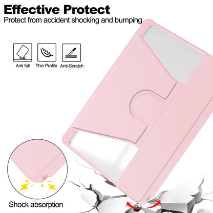 Tablet Case with Wireless Keyboard for Samsung Galaxy Tab S9+ , 360-Degree Rotating Stand PU Leather+Acrylic Cover