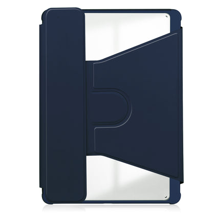 Tablet Case with Wireless Keyboard for Samsung Galaxy Tab S9+ , 360-Degree Rotating Stand PU Leather+Acrylic Cover