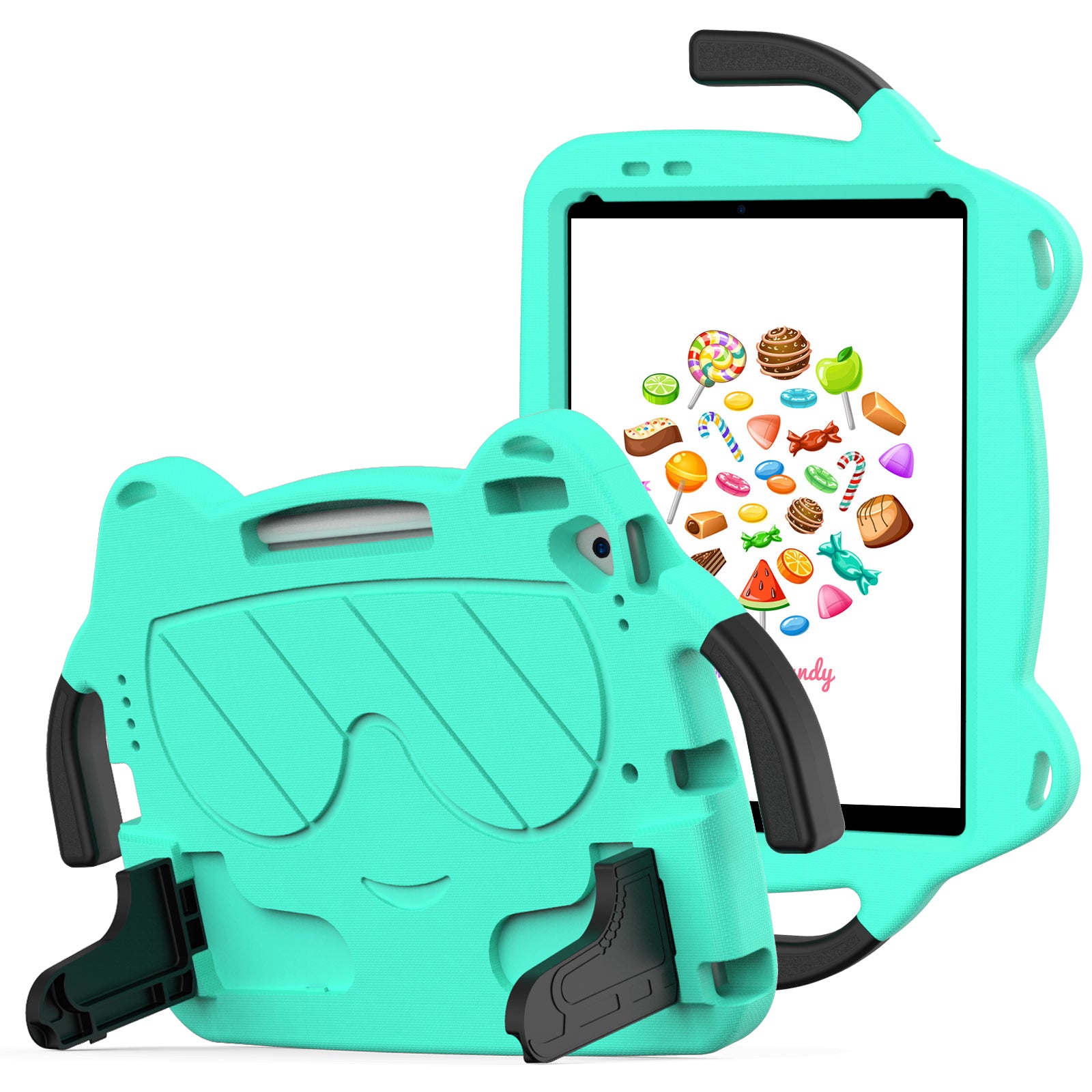 Tablet Case for iPad 10.2 (2021) / (2020) / (2019) / iPad Air 10.5 inch (2019) / Pro 10.5-inch (2017) EVA+PC Kickstand Cover