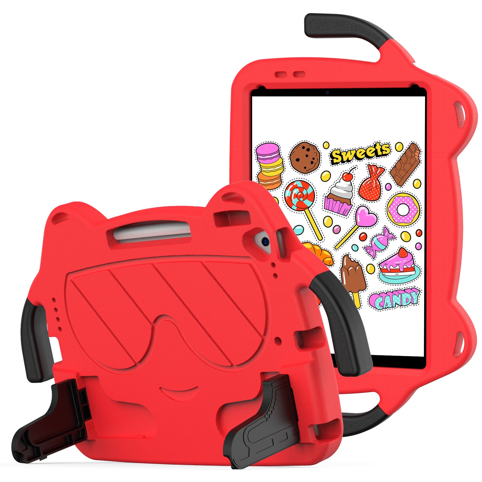 Tablet Case for iPad 10.2 (2021) / (2020) / (2019) / iPad Air 10.5 inch (2019) / Pro 10.5-inch (2017) EVA+PC Kickstand Cover