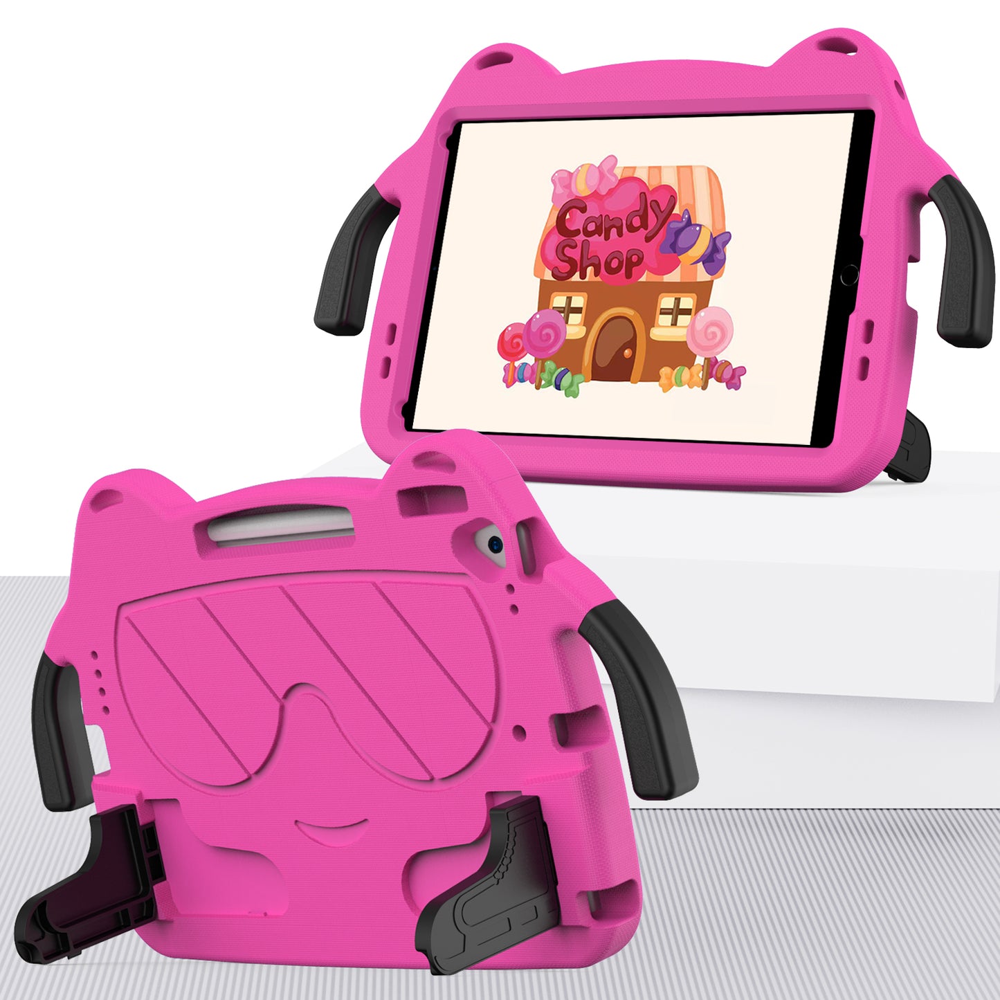Tablet Case for iPad 10.2 (2021) / (2020) / (2019) / iPad Air 10.5 inch (2019) / Pro 10.5-inch (2017) EVA+PC Kickstand Cover