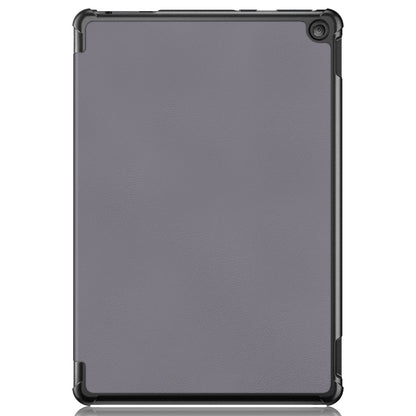 For Amazon Fire HD 10 (2023) Tri-Fold Stand Cover PU Leather Auto Wake / Sleep Smart Tablet Case