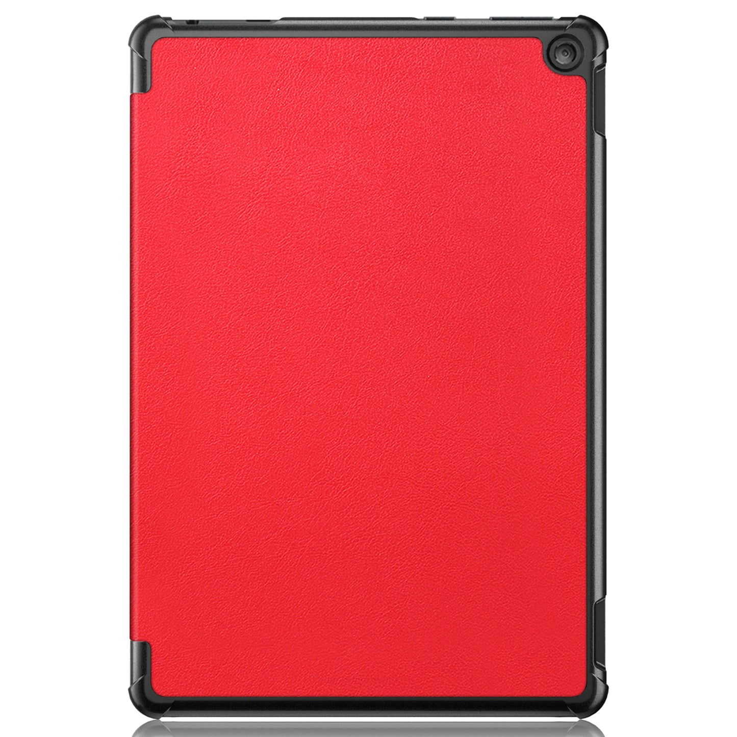 For Amazon Fire HD 10 (2023) Tri-Fold Stand Cover PU Leather Auto Wake / Sleep Smart Tablet Case