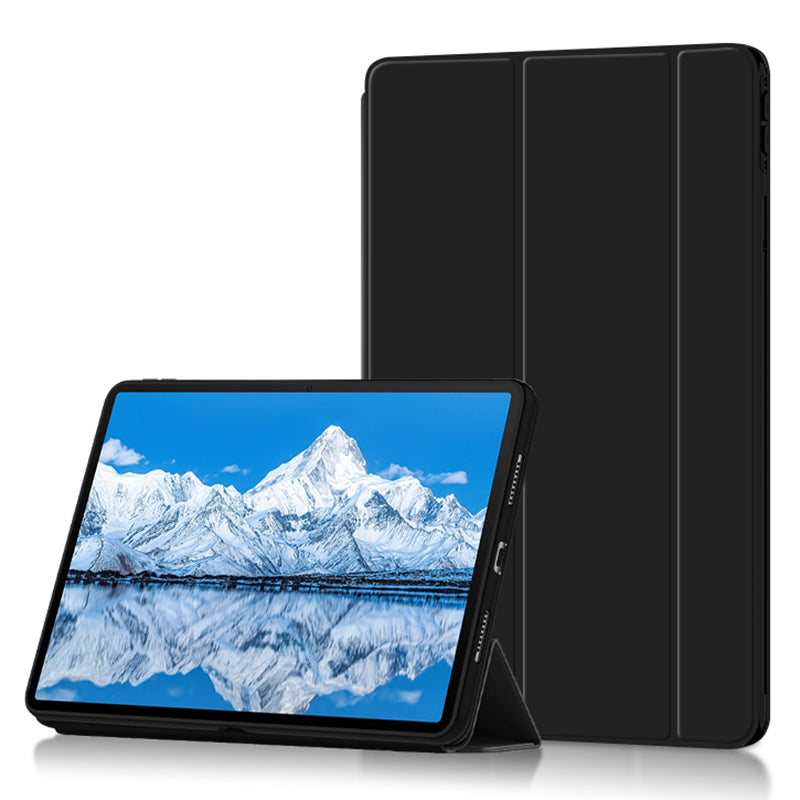 For Huawei Qingyun C7 Trifold Stand Tablet Case PU Leather Auto Sleep / Wake Smart Cover