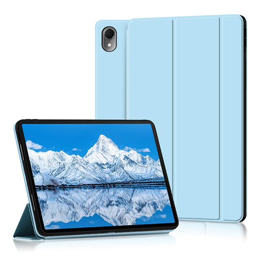 For Huawei Qingyun C7 Trifold Stand Tablet Case PU Leather Auto Sleep / Wake Smart Cover