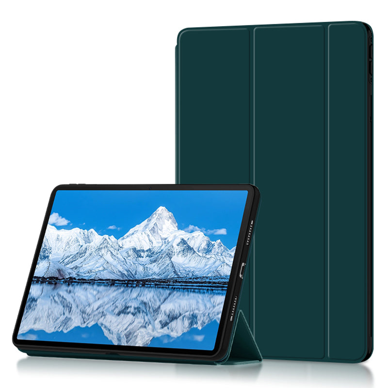 For Huawei Qingyun C7 Trifold Stand Tablet Case PU Leather Auto Sleep / Wake Smart Cover