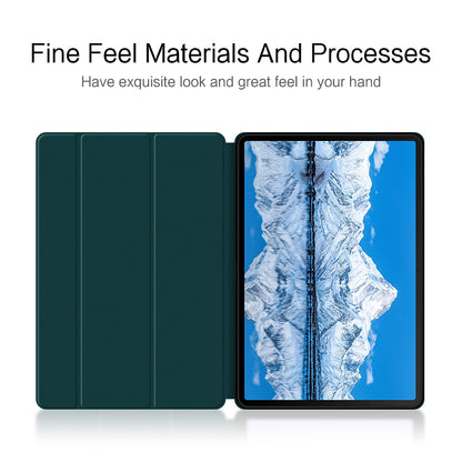 For Huawei Qingyun C7 Trifold Stand Tablet Case PU Leather Auto Sleep / Wake Smart Cover