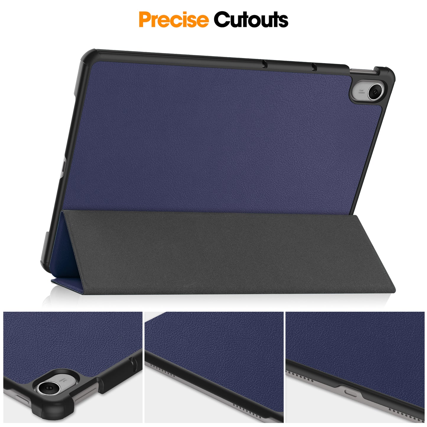For Huawei MatePad 11.5 Tri-fold Stand Tablet Case Auto Wake / Sleep Tablet Leather Cover