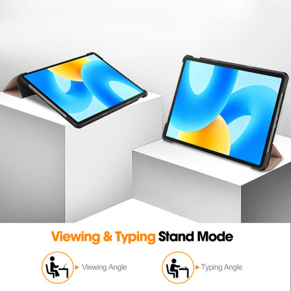 For Huawei MatePad 11.5 Tri-fold Stand Tablet Case Auto Wake / Sleep Tablet Leather Cover