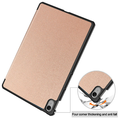 For Huawei MatePad 11.5 Tri-fold Stand Tablet Case Auto Wake / Sleep Tablet Leather Cover