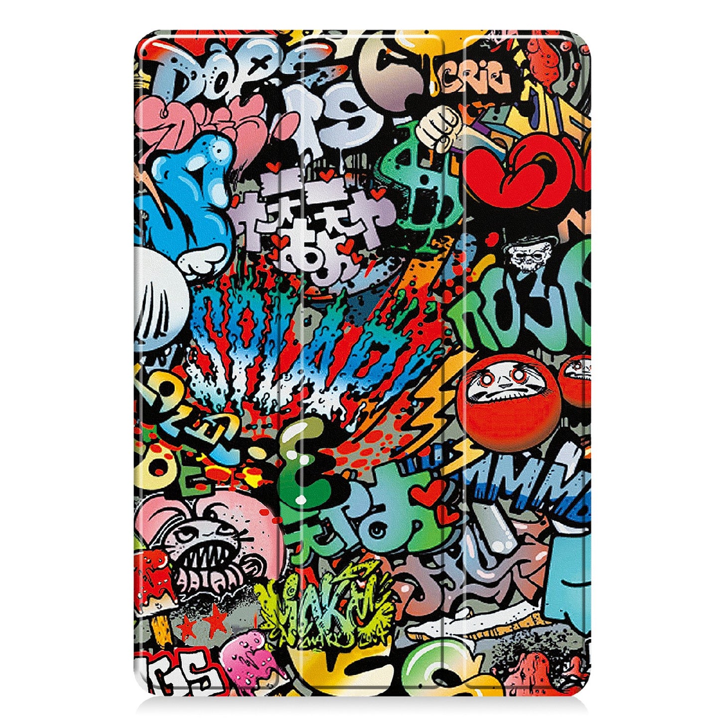 For Huawei MatePad 11.5 Tri-fold Stand Tablet Cover Pattern Printing PU Leather Tablet Case