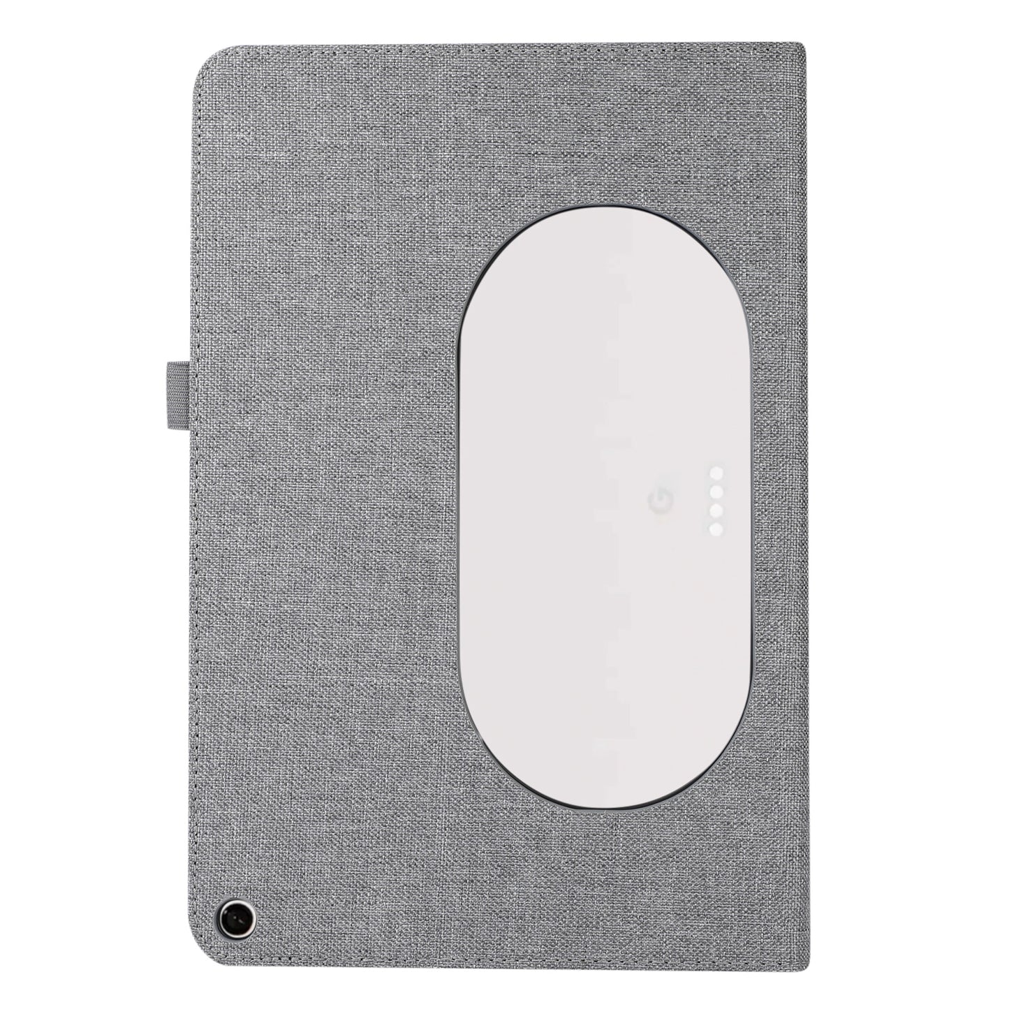 For Google Pixel Tablet Protective Cover Cloth Texture PU Leather Stand Smart Tablet Case with Card Holder