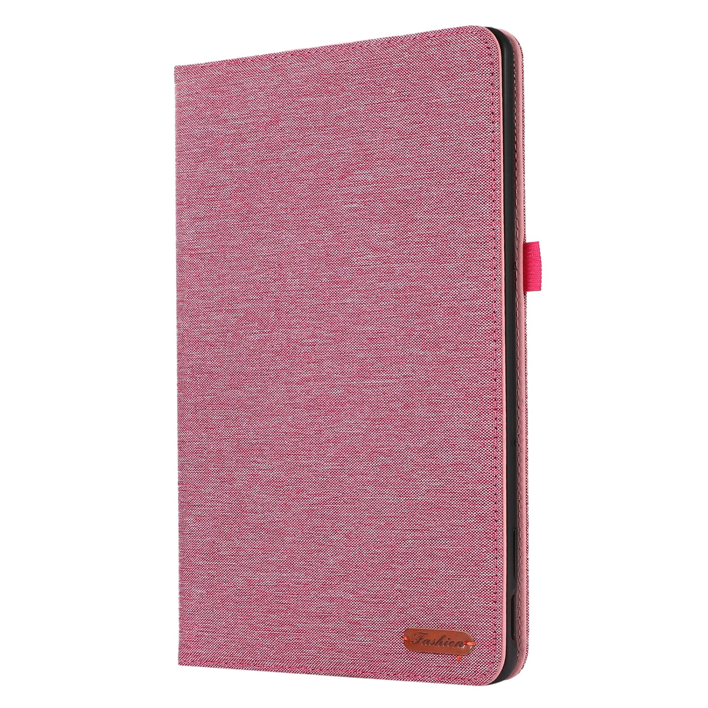 For Google Pixel Tablet Protective Cover Cloth Texture PU Leather Stand Smart Tablet Case with Card Holder