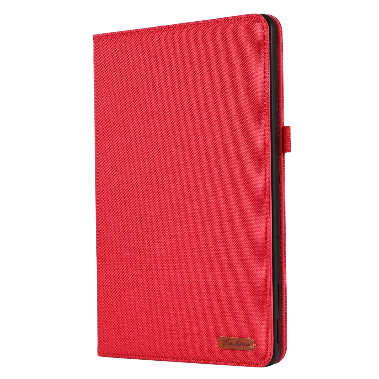 For Google Pixel Tablet Protective Cover Cloth Texture PU Leather Stand Smart Tablet Case with Card Holder