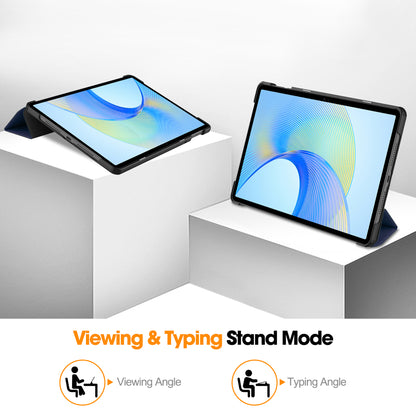 For Honor Pad X8 Pro Tri-Fold Stand Shell  PU Leather Auto Sleep / Wake Protective Tablet Cover