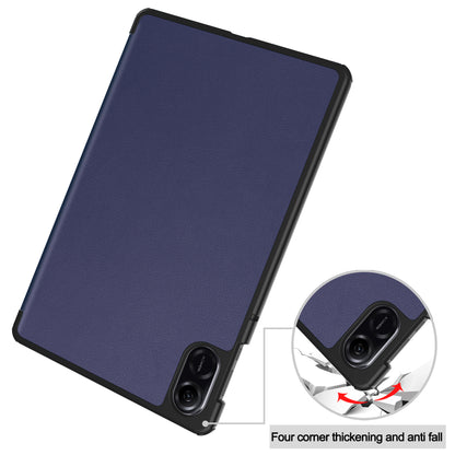 For Honor Pad X8 Pro Tri-Fold Stand Shell  PU Leather Auto Sleep / Wake Protective Tablet Cover