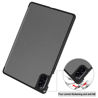 For Honor Pad X8 Pro Tri-Fold Stand Shell  PU Leather Auto Sleep / Wake Protective Tablet Cover