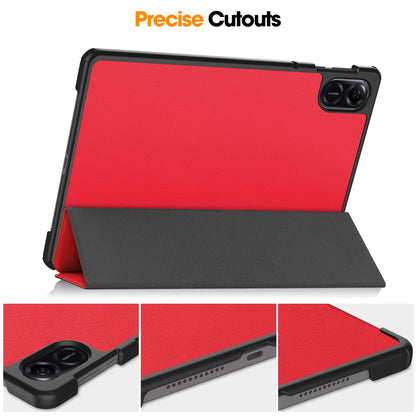 For Honor Pad X8 Pro Tri-Fold Stand Shell  PU Leather Auto Sleep / Wake Protective Tablet Cover