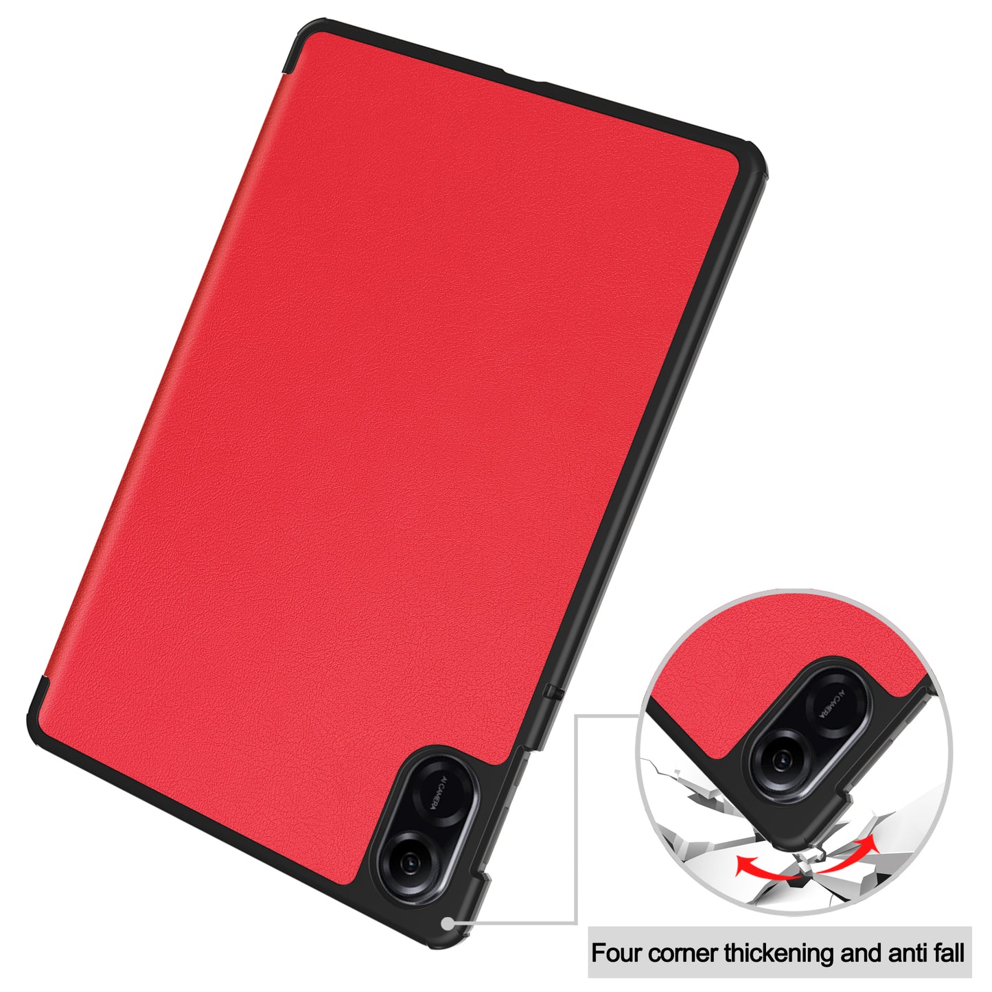 For Honor Pad X8 Pro Tri-Fold Stand Shell  PU Leather Auto Sleep / Wake Protective Tablet Cover