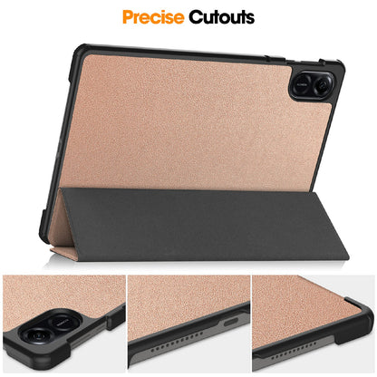 For Honor Pad X8 Pro Tri-Fold Stand Shell  PU Leather Auto Sleep / Wake Protective Tablet Cover