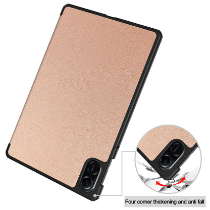 For Honor Pad X8 Pro Tri-Fold Stand Shell  PU Leather Auto Sleep / Wake Protective Tablet Cover