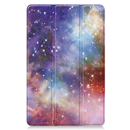 For Honor Pad X8 Pro Trifold Stand Smart Tablet Case Pattern Printing PU Leather Cover