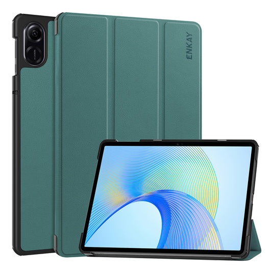 ENKAY HAT PRINCE Protective Cover for Honor Pad X8 Pro / X9 , Trifold Stand PU Leather+PC Smart Tablet Case