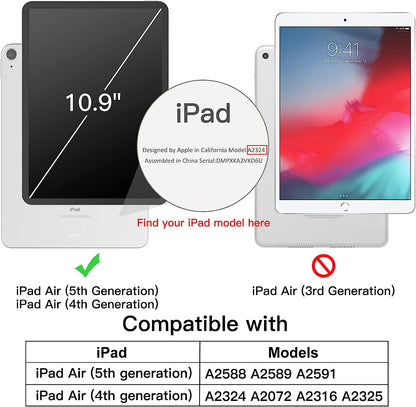 For iPad Air (2020) / iPad Air (2022) Flexible TPU Protective Case Shockproof Tablet Cover