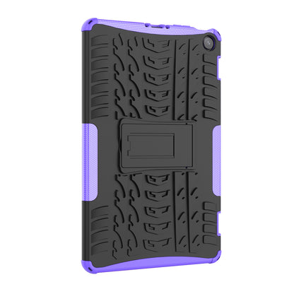Tablet Back Case for Amazon Fire Max 11 , PC + TPU Dual Layer Protective Shell Kickstand Cover