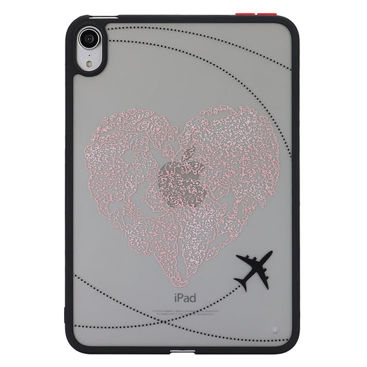 Skin-touch Pattern Printing Tablet Case for iPad mini (2021) , PC+TPU Anti-scratch Tablet Cover