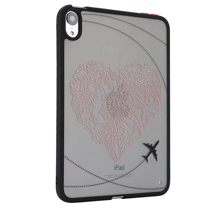Skin-touch Pattern Printing Tablet Case for iPad mini (2021) , PC+TPU Anti-scratch Tablet Cover