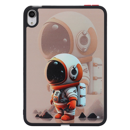 Skin-touch Pattern Printing Tablet Case for iPad mini (2021) , PC+TPU Anti-scratch Tablet Cover