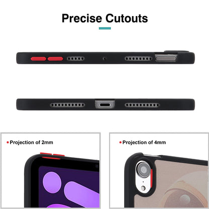 Skin-touch Pattern Printing Tablet Case for iPad mini (2021) , PC+TPU Anti-scratch Tablet Cover