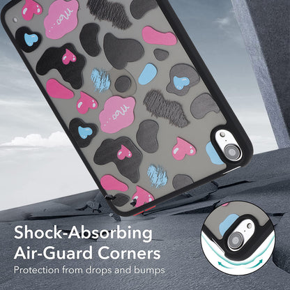 Skin-touch Pattern Printing Tablet Case for iPad mini (2021) , PC+TPU Anti-scratch Tablet Cover