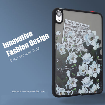 Skin-touch Pattern Printing Tablet Case for iPad mini (2021) , PC+TPU Anti-scratch Tablet Cover