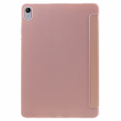 For Huawei MatePad 11.5 PU Leather + Silicone Shockproof Cover Anti-Drop Tri-Fold Stand Tablet Case