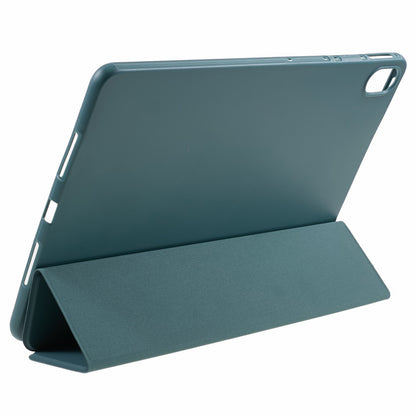 For Huawei MatePad 11.5 PU Leather + Silicone Shockproof Cover Anti-Drop Tri-Fold Stand Tablet Case