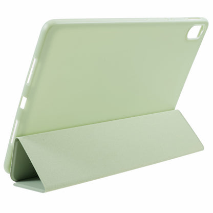 For Huawei MatePad 11.5 PU Leather + Silicone Shockproof Cover Anti-Drop Tri-Fold Stand Tablet Case