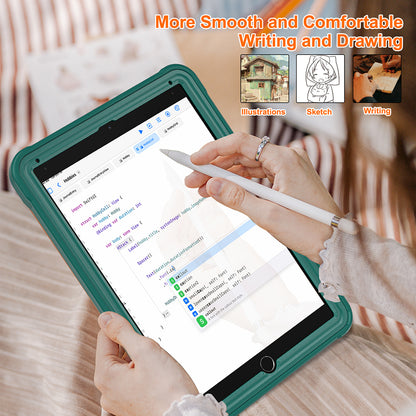 For iPad Air (2013) / Air 2 / iPad Pro 9.7 inch (2016) / iPad 9.7-inch (2017) / (2018) Kickstand Cover PC+TPU Handle Grip Tablet Case